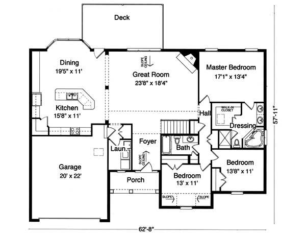 Main Floor Plan: 23-228