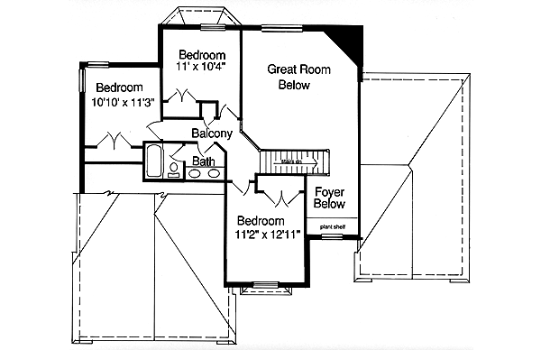 Upper/Second Floor Plan: 23-238