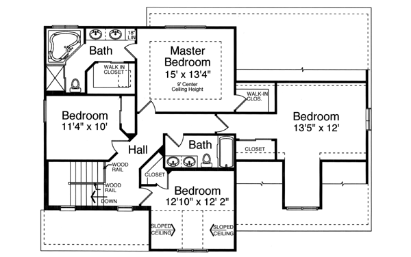 Upper/Second Floor Plan: 23-250