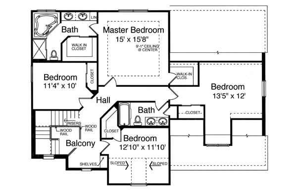 Upper/Second Floor Plan: 23-270