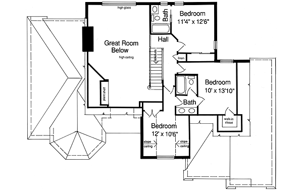 Upper/Second Floor Plan: 23-274