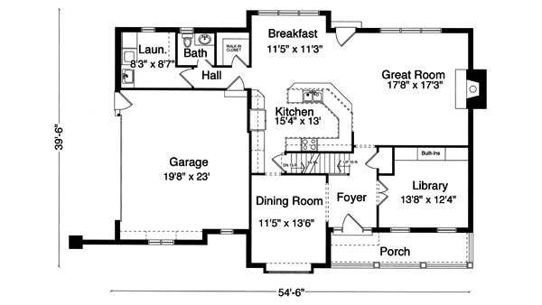 Main Floor Plan: 23-302