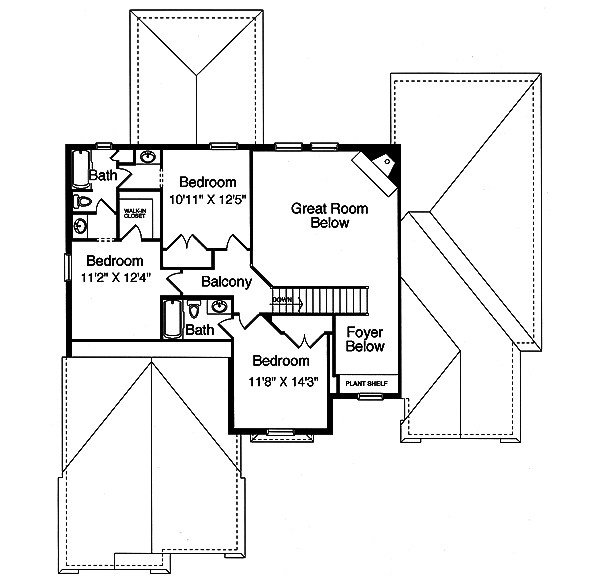 Upper/Second Floor Plan: 23-311