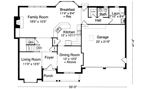 Main Floor Plan: 23-313