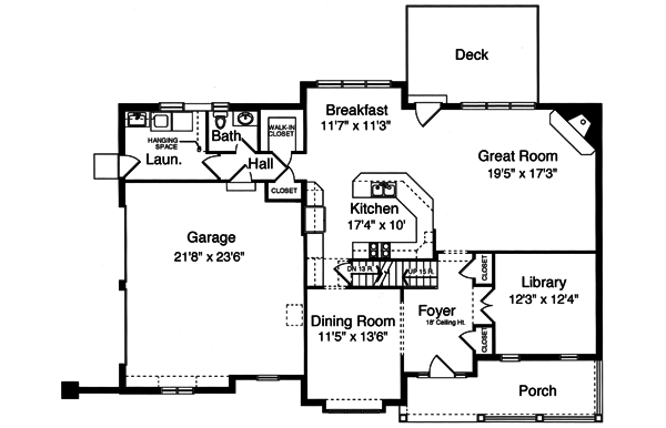 Main Floor Plan: 23-332