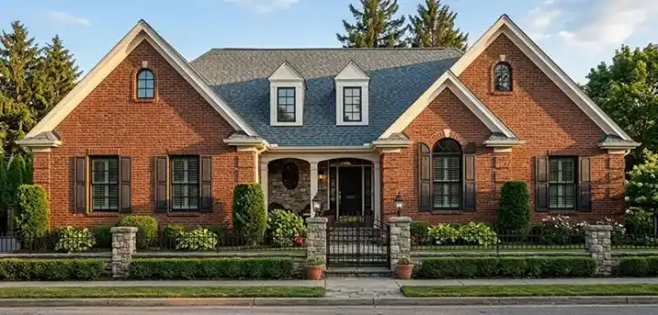 Traditional house plans 23-335 - front exterior, 3,049 sq ft, 4 bed, 3 bath house plans | Monster House Plans