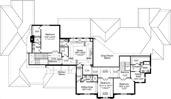 Upper/Second Floor Plan: 23-404