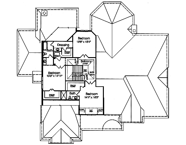 Upper/Second Floor Plan:23-405