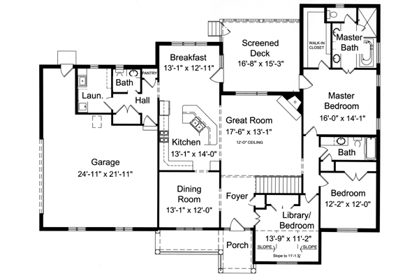 Main Floor Plan: 23-407