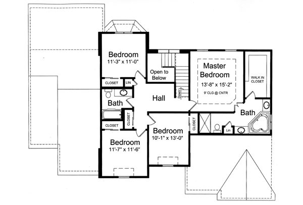 Upper/Second Floor Plan: 23-408