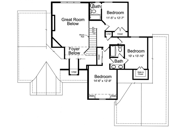 Upper/Second Floor Plan: 23-409