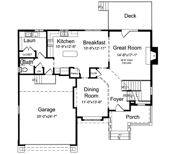 Main Floor Plan: 23-414