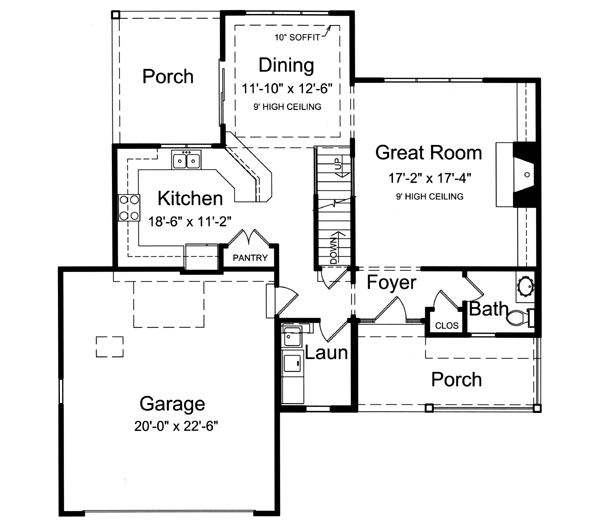 Main Floor Plan: 23-418