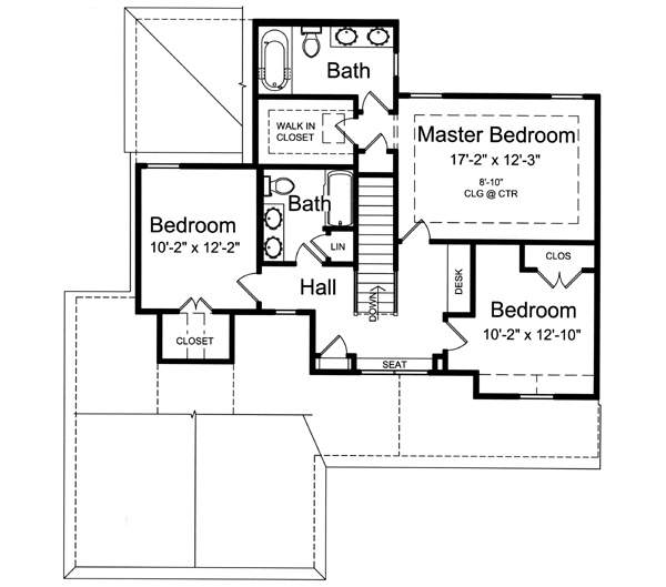Upper/Second Floor Plan: 23-418