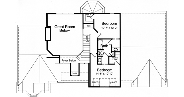 Upper/Second Floor Plan: 23-419