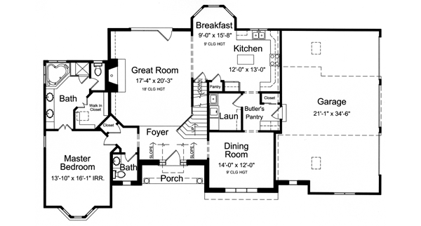 Main Floor Plan: 23-420