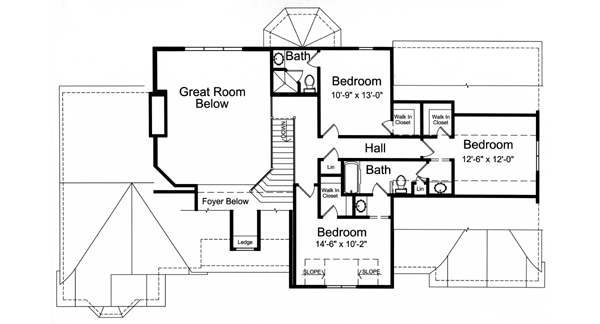 Upper/Second Floor Plan: 23-420