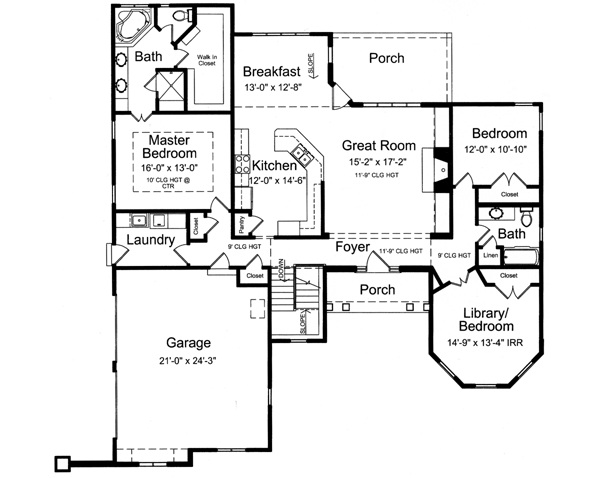 Main Floor Plan: 23-423