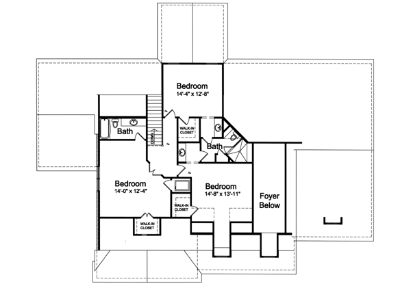 Upper/Second Floor Plan: 23-424