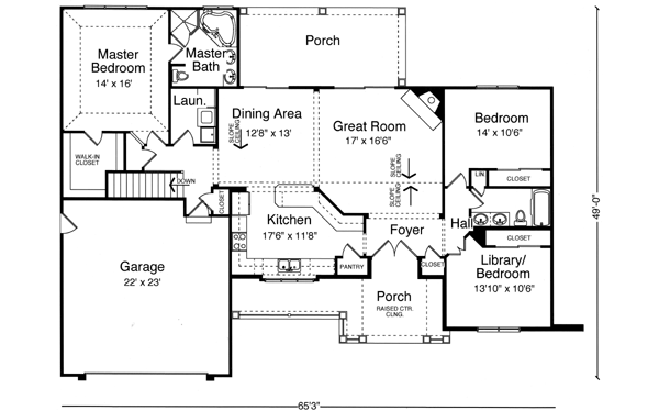 Main Floor Plan: 23-425