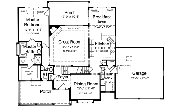Main Floor Plan: 23-426