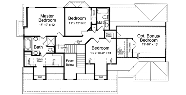 Upper/Second Floor Plan: 23-431
