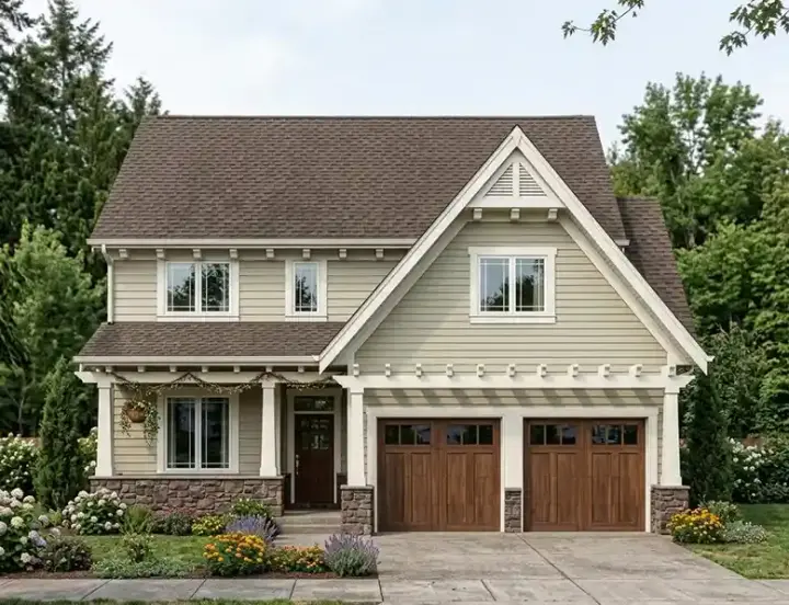 Country house plans 23-433 - front exterior, 2,549 sq ft, 4 bed, 2 bath house plans | Monster House Plans