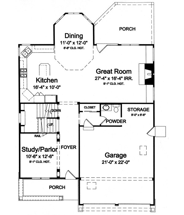Main Floor Plan: 23-433