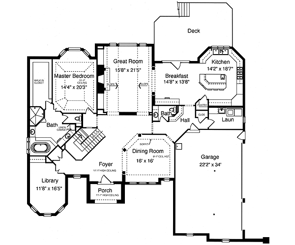 Main Floor Plan: 23-436