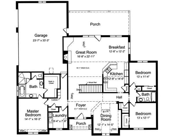 Main Floor Plan: 23-438