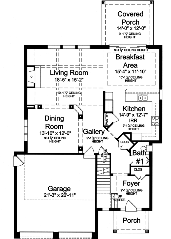 Main Floor Plan: 23-445