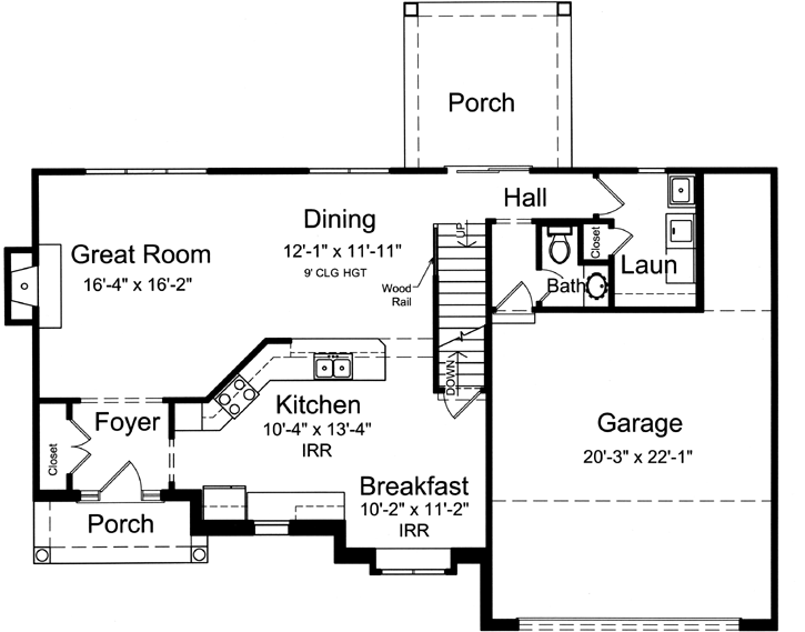 Main Floor Plan: 23-447
