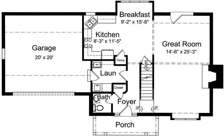 Main Floor Plan: 23-451