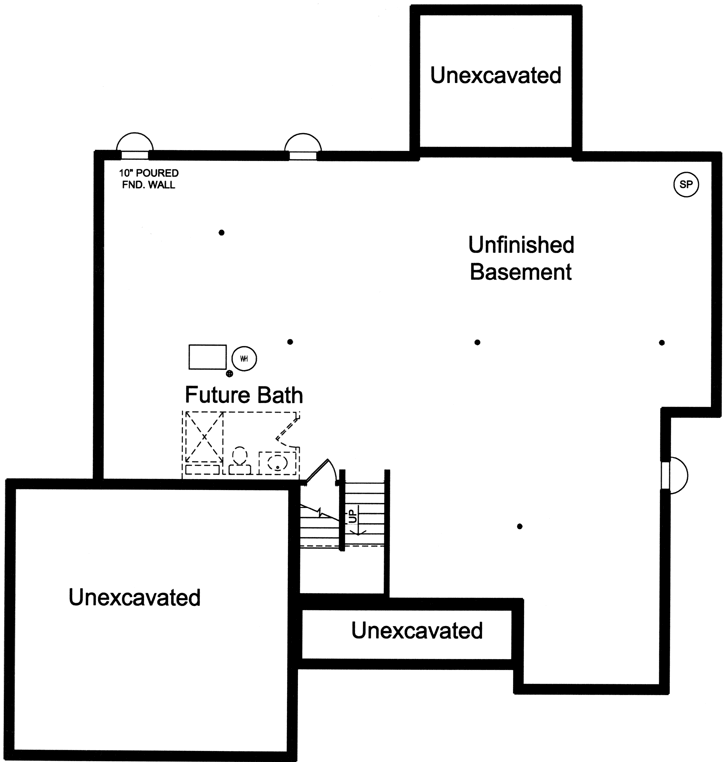 Lower Floor Plan: 23-454