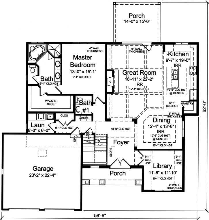 Main Floor Plan: 23-454