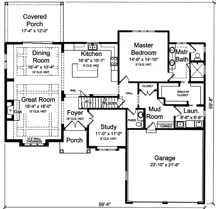 Main Floor Plan: 23-455