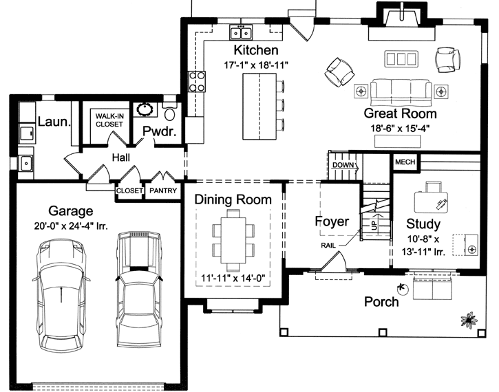 Main Floor Plan: 23-460