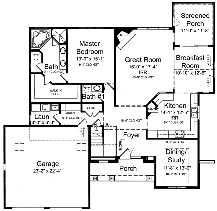 Main Floor Plan: 23-468