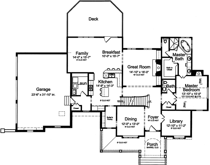 Main Floor Plan: 23-474