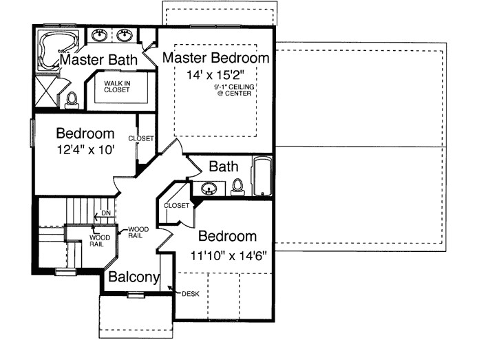 Upper/Second Floor Plan: 23-475