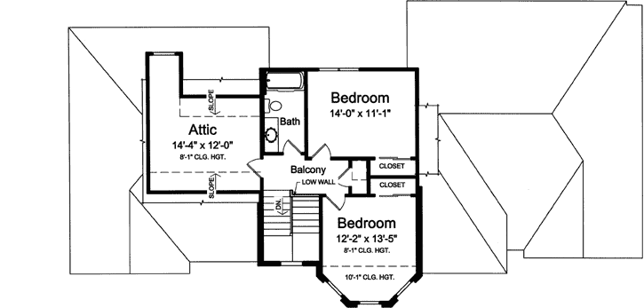 Upper/Second Floor Plan: 23-477