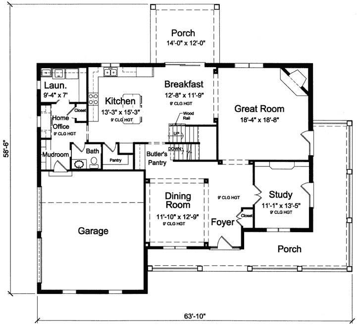 Main Floor Plan: 23-482