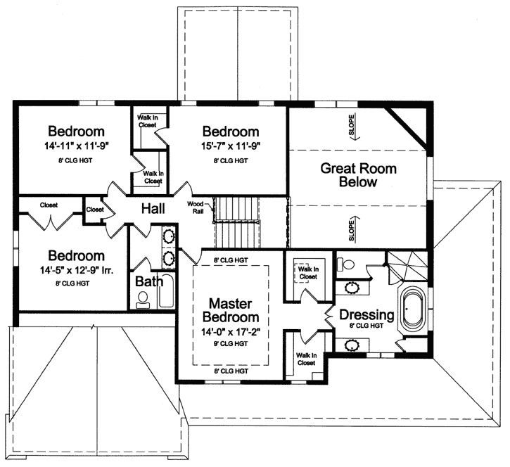 Upper/Second Floor Plan: 23-482