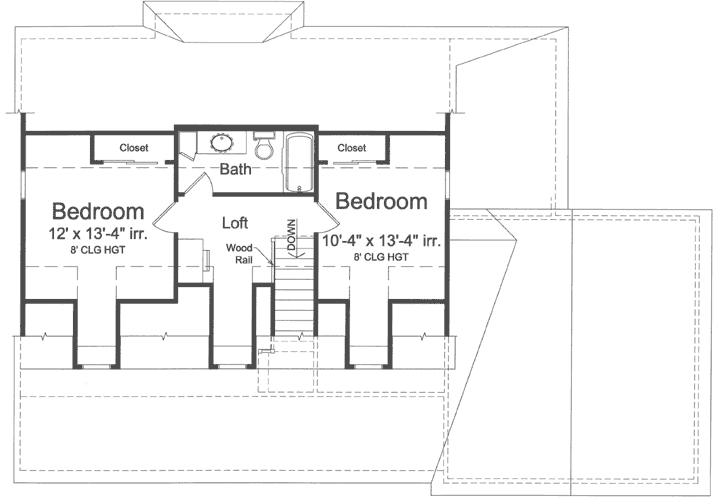 Upper/Second Floor Plan: 23-483