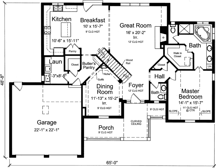 Main Floor Plan: 23-484
