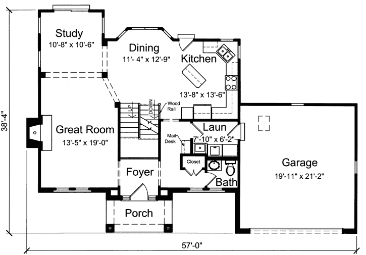Main Floor Plan: 23-487