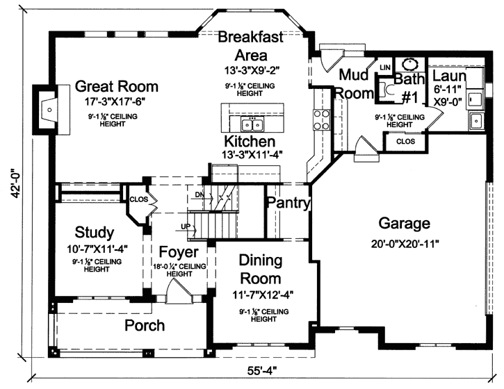 Main Floor Plan: 23-489