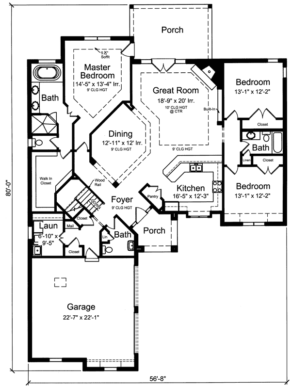 Main Floor Plan: 23-490