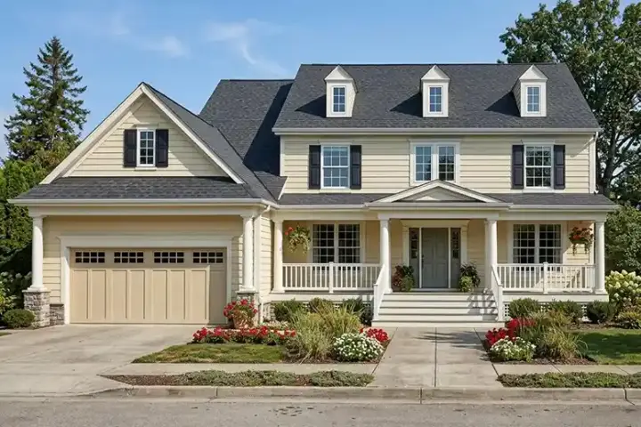 Country house plans 23-492 - front exterior, 2,919 sq ft, 4 bed, 2 bath house plans | Monster House Plans