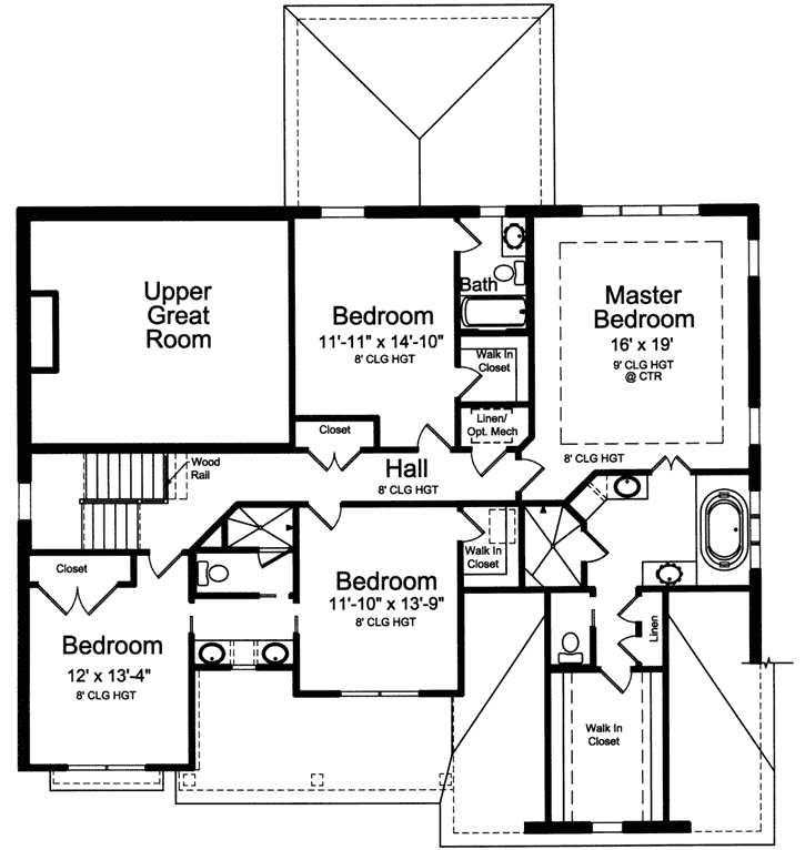 Upper/Second Floor Plan: 23-494
